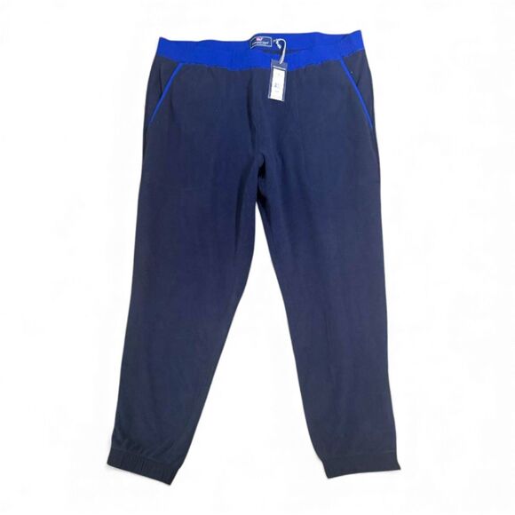 VINEYARD VINES Navy Harbor Fleece Pants Size Men's Big & Tall 2XB - Picture 1 of 6